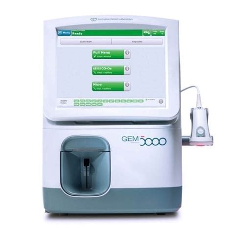 blood gas analyzer gem 4000|gem 5000 user manual.